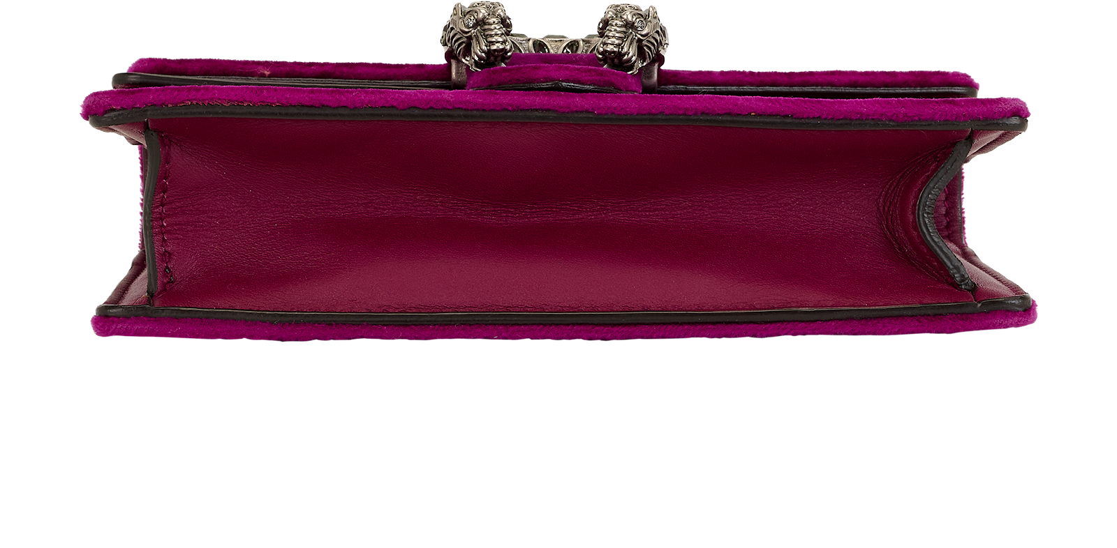 Super Mini Dionysus, &pound;550, Handbags, Purple, Velvet, Top view